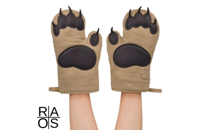 Bear Hands Oven Mitts