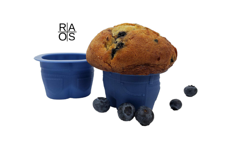 Denim Muffin top baking cups