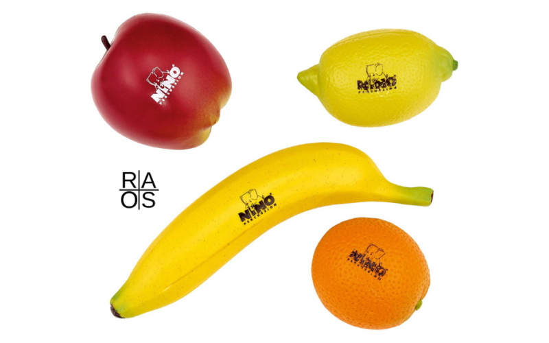Plastic Fruit Percussion Set