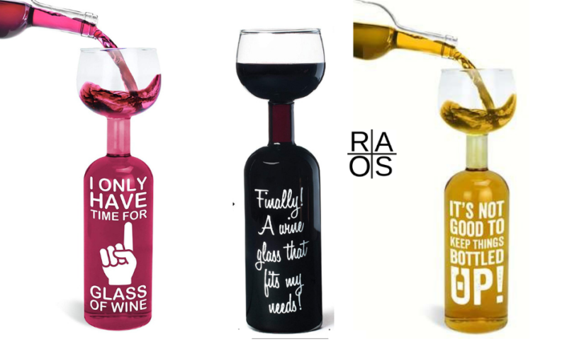 Wine Bottle Glasses
